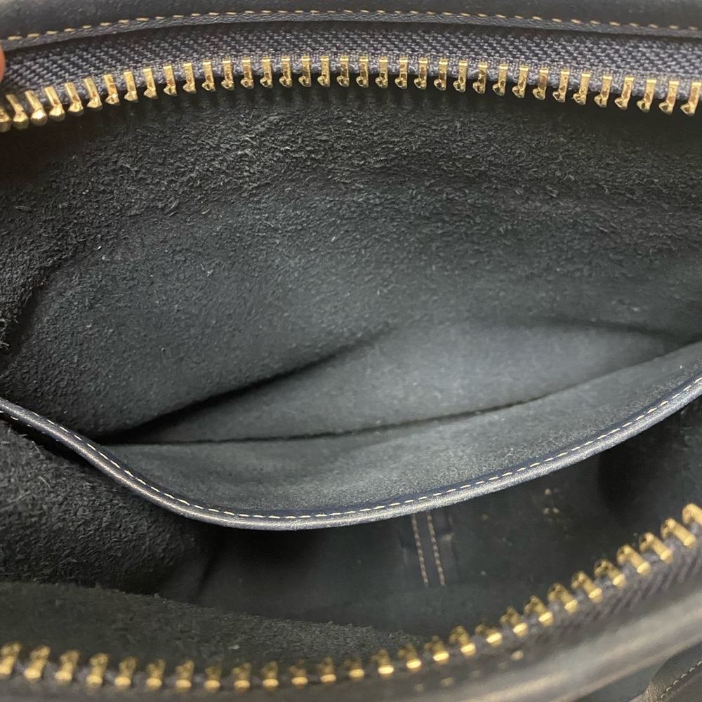Vintage Coach Janice Legacy 9950 Leather Crossbody-Navy - Picture 4 of 12